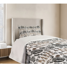 Coffee Beans Bedspread Set