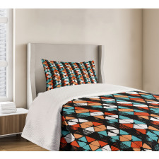 Modern Hexagon Design Bedspread Set