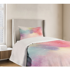 Abstract Digital Paint Bedspread Set
