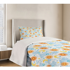 Celestial Elements Tile Bedspread Set