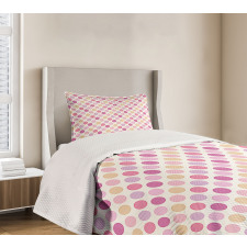 Geometric Dots Circles Bedspread Set