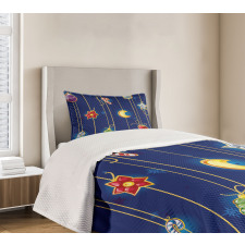 Xmas Objects Art Bedspread Set