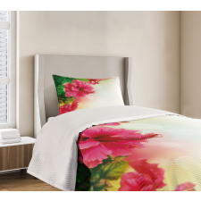 Fragrance Blossoms Garden Bedspread Set