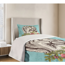 Boho Horse Opium Popy Bedspread Set