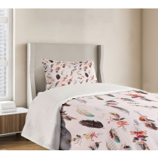 Fashion Feathers Bedspread Set