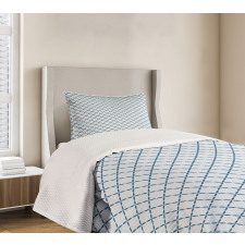 Lattice Like Nostalgic Bedspread Set