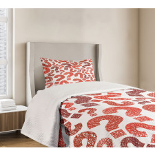 Question Marks Pattern Bedspread Set