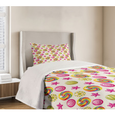 Yummy Candy Lollipop Bedspread Set