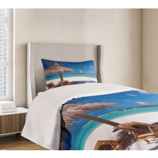 Island Caribbean Sealife Bedspread Set