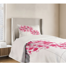 Abstract Dandelion Artwork Bedspread Set