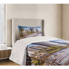 Downtown Los Angeles USA Bedspread Set