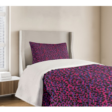 Leopard Skin Safari 80s Bedspread Set