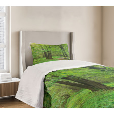 Summer Trees Tranquil Bedspread Set