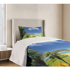 Paradise Palms Island Bedspread Set