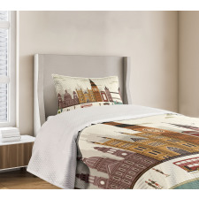 Travel Scenery Big Ben Bedspread Set