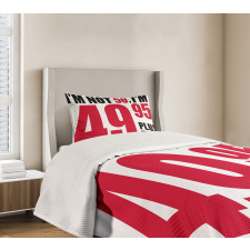 Hilarious Phrase Bedspread Set