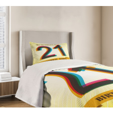 Radial Backdrop Bedspread Set