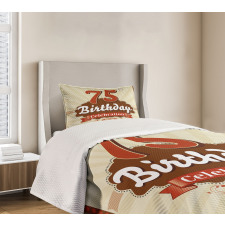 Birthday Age Number Bedspread Set