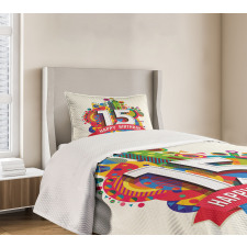 Birthday Fifteenth Bedspread Set