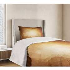 Abstract Triangles Mosaic Bedspread Set
