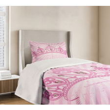 Pink Princess Bedspread Set