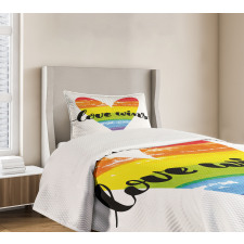 Gay Marriage Sign Bedspread Set