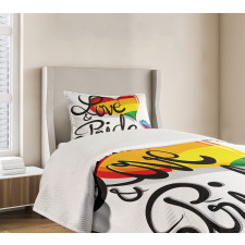 Big Little Hearts Love Bedspread Set