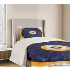 Birth Chart Horoscope Bedspread Set