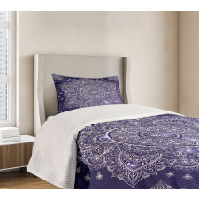 Floral Round Retro Ornament Bedspread Set