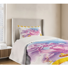 Ceremonial Cultural Happy Bedspread Set