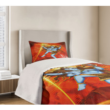 Sacred Vivid Design Bedspread Set