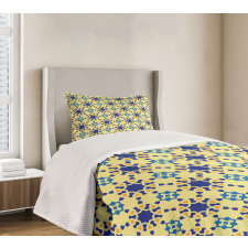 Moroccan Motif Folk Bedspread Set