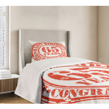 65 Years Bedspread Set