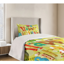 Ice Cream Candies Bedspread Set