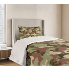 Pattern in Forest Colors Bedspread Set