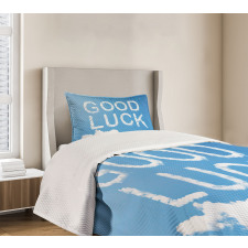 Message Sky Clouds Bedspread Set