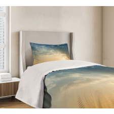 Sky Sun Rays Dusk Bedspread Set