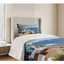 Snowy Mountain Ocean Bedspread Set