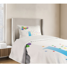 Kids First Birthday Bedspread Set