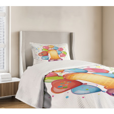 Vintage Kids Birthday Bedspread Set