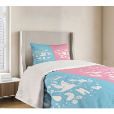 Girl Boy Bedspread Set