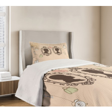 Married Couple Retro Bedspread Set