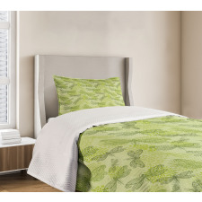 Floral Dragonfly Wings Bedspread Set