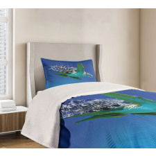 Tropics Turtle Aquarium Bedspread Set