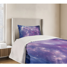 Purple Nebula Bedspread Set