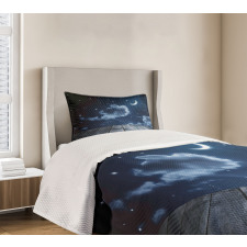 Vivid Night Sky Wood Bedspread Set