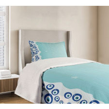 Vertical Shape Border Bedspread Set