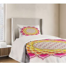 Flower of Life Lotus Vivid Bedspread Set