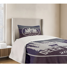 Emblem Antler Bedspread Set