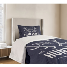 Deer Hunter Club Bedspread Set